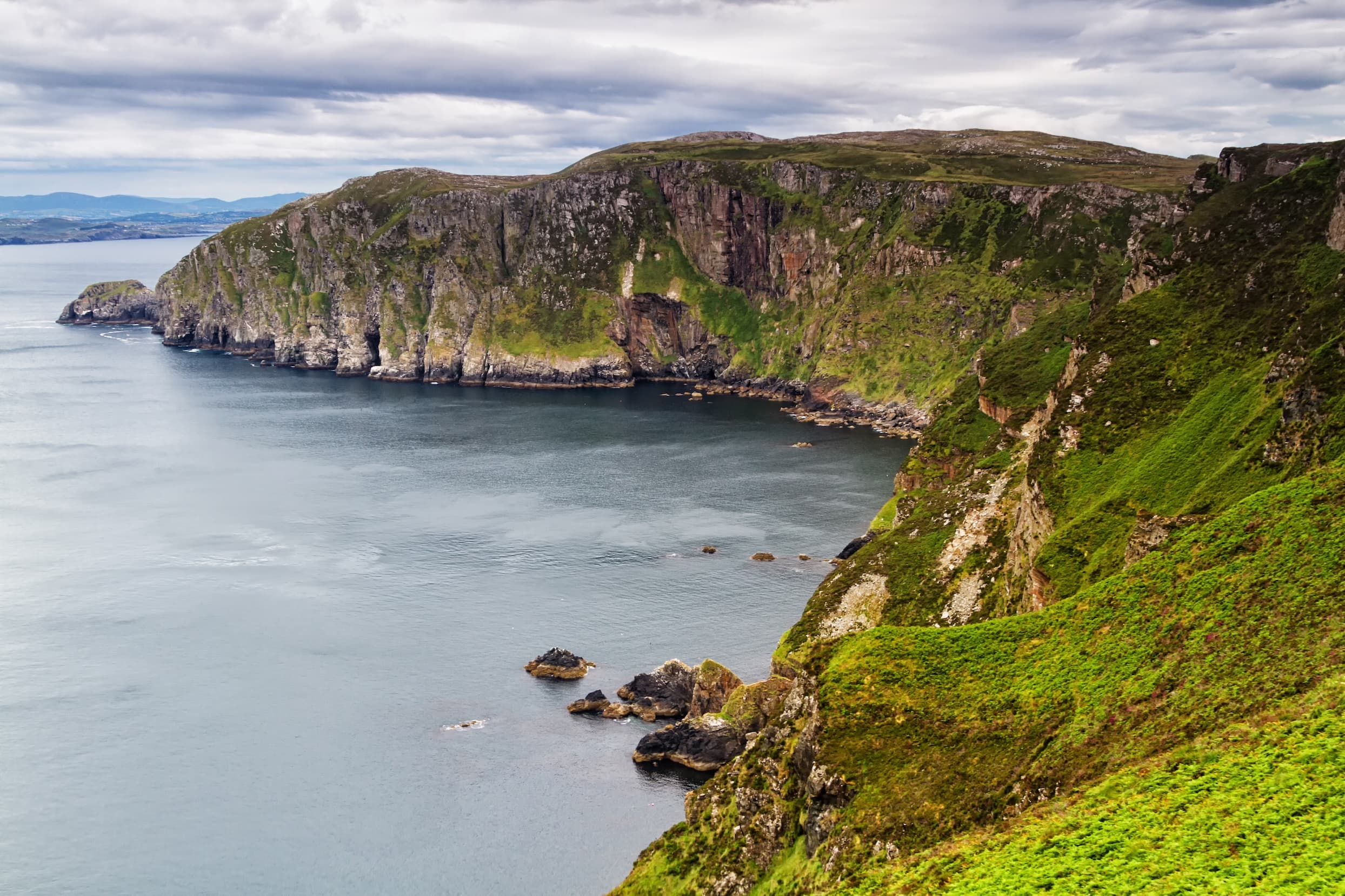 Wild sea cliffs